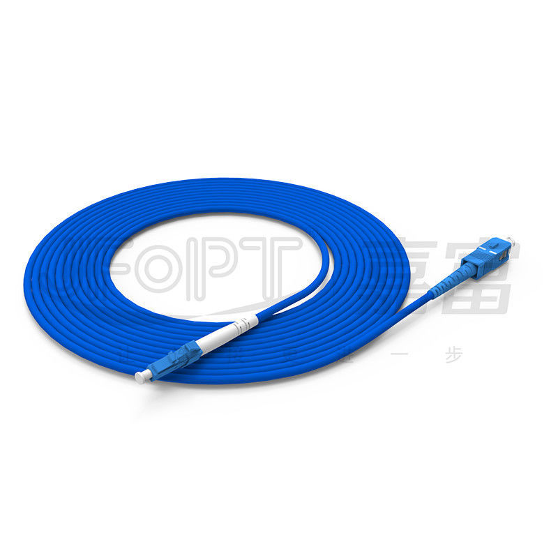 Uni Tube Simplex Duplex Armored Fiber Patch Cord Aramid Yarn Reinforced