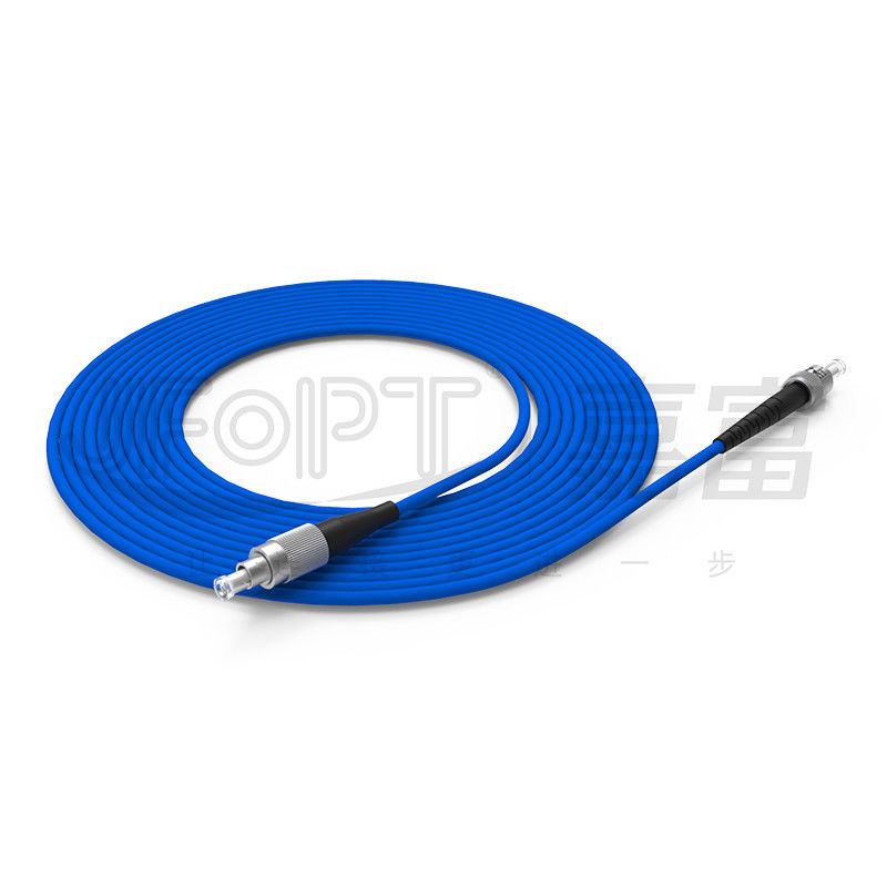 Uni Tube Simplex Duplex Armored Fiber Patch Cord Aramid Yarn Reinforced