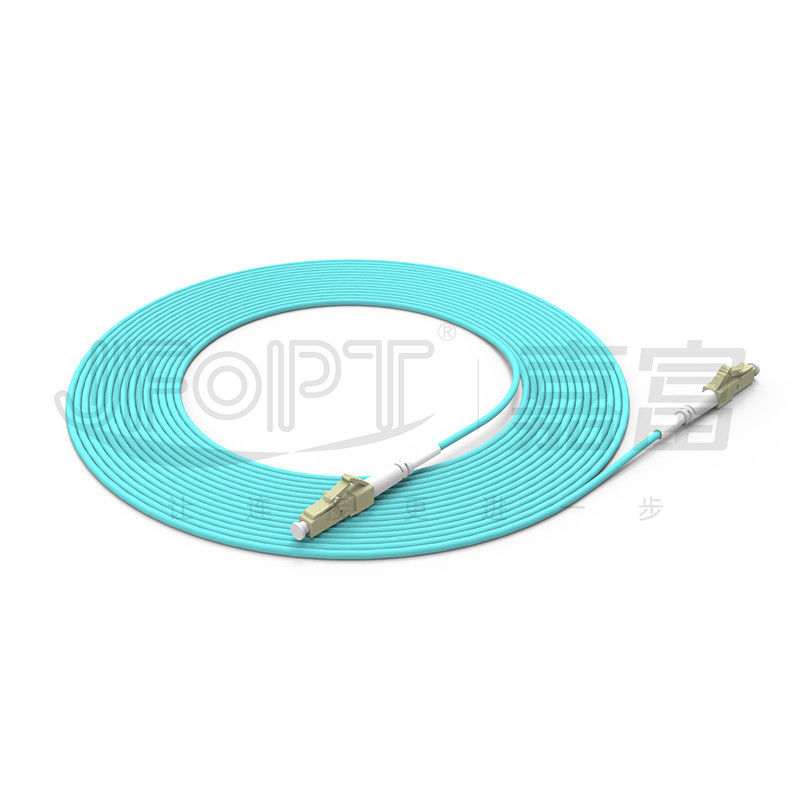LC-LC Fiber Optical Patch Cord Short Boot Angled Boot