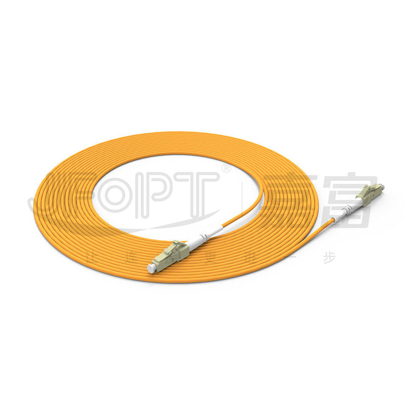 LC-LC Fiber Optical Patch Cord Short Boot Angled Boot