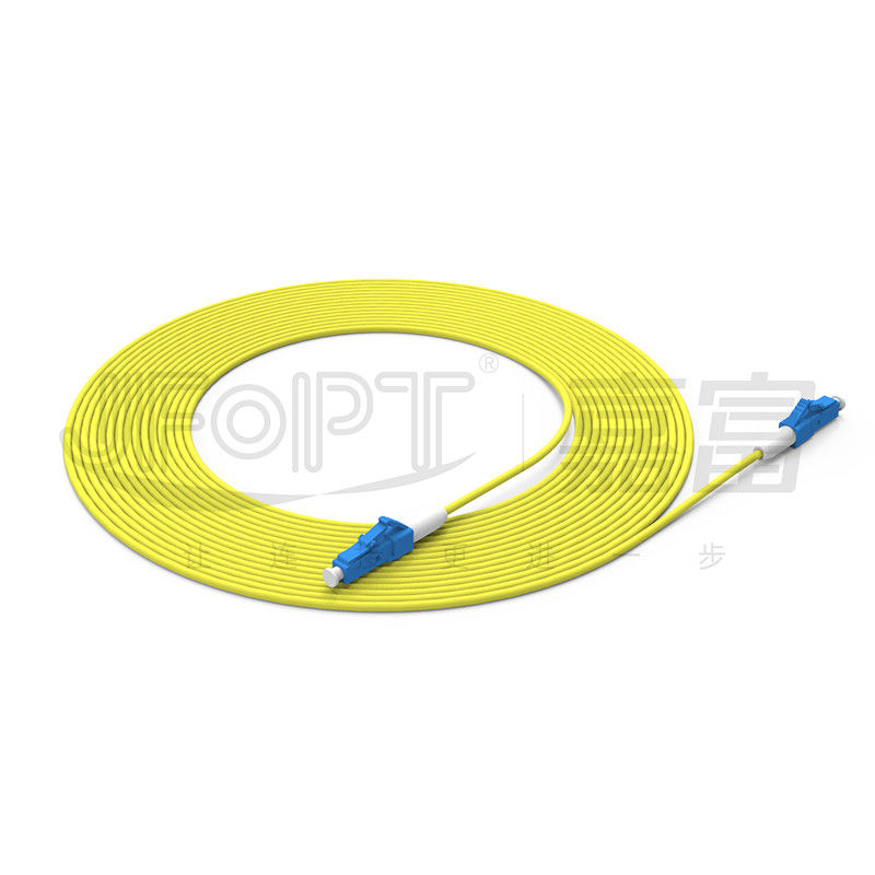 LC-LC Fiber Optical Patch Cord Short Boot Angled Boot