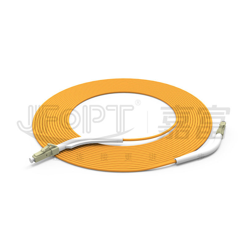 LC-LC Fiber Optical Patch Cord Short Boot Angled Boot