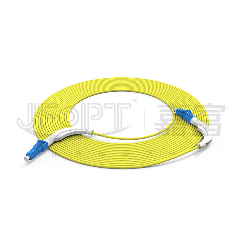 LC-LC Fiber Optical Patch Cord Short Boot Angled Boot
