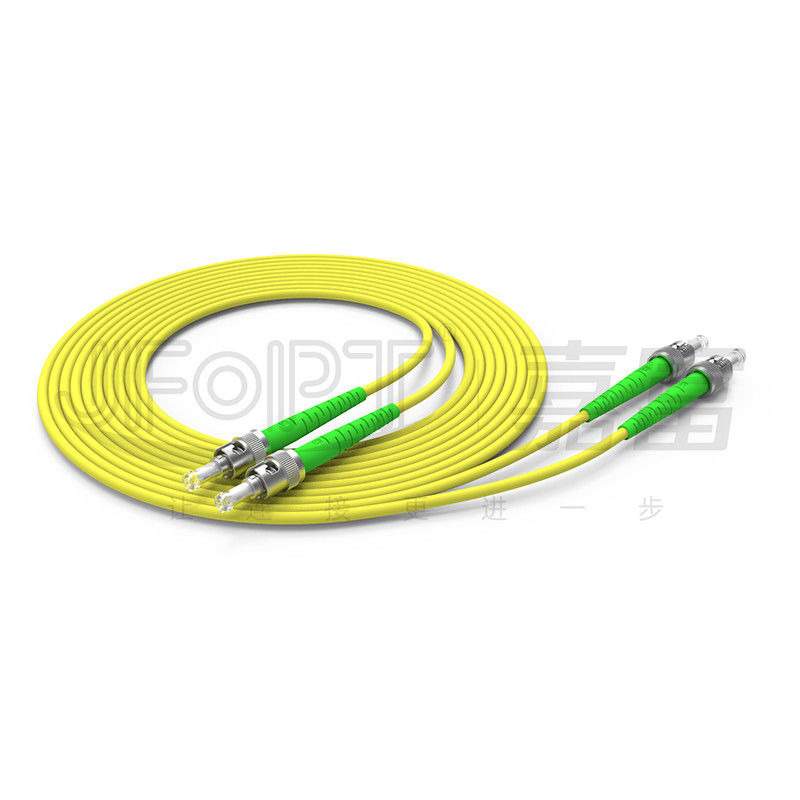 ST ST Single Mode LSZH Fiber Optic Patch Cord OS2 G652D G657A1 G657A2