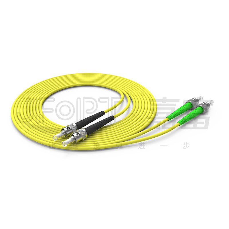 ST ST Single Mode LSZH Fiber Optic Patch Cord OS2 G652D G657A1 G657A2