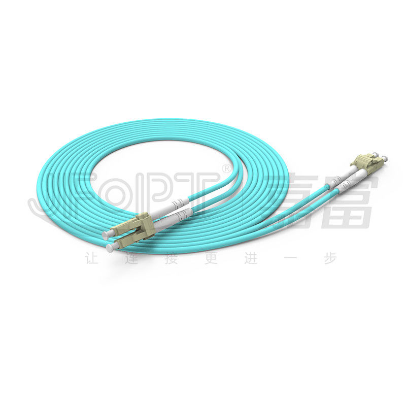 10G Fiber Optic Patch Cable LC-LC OM4 OM5 Multimode Data Center Flame Retardant
