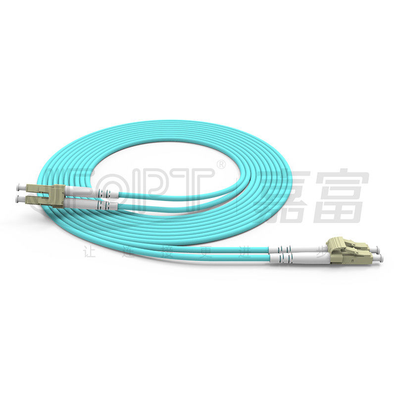 10G Fiber Optic Patch Cable LC-LC OM4 OM5 Multimode Data Center Flame Retardant