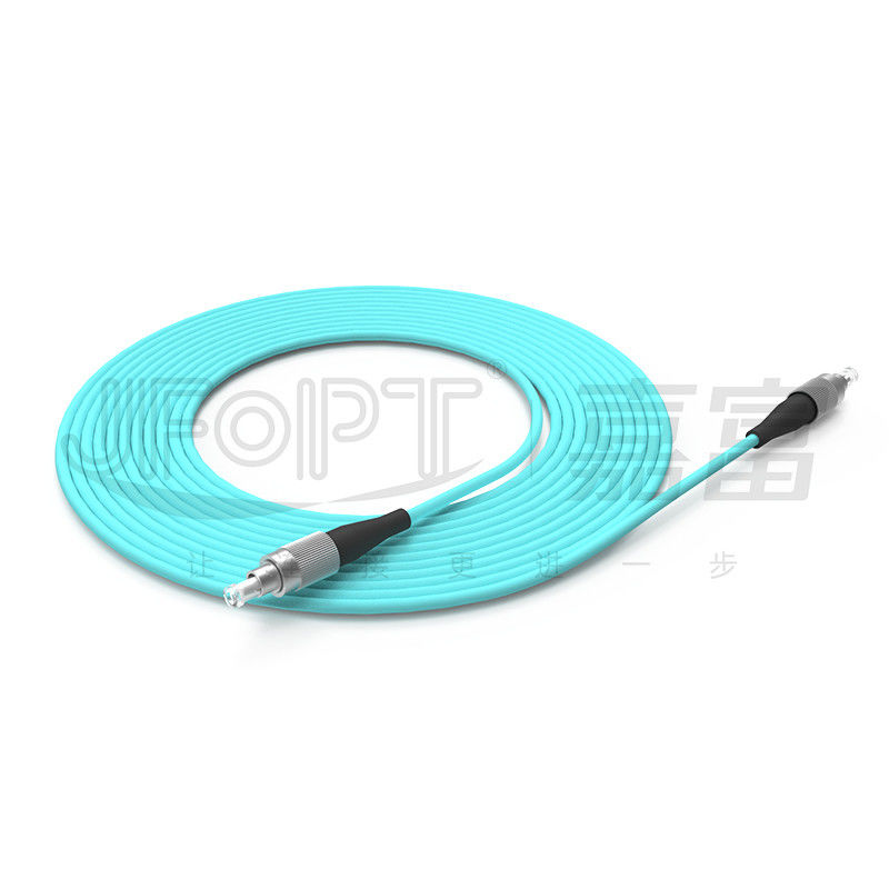 FC FC Fiber Optic Patch Cord Multimode 50 / 125 LSZH PVC Jacket OD 1.6mm 1.8mm 2.0mm 3.0mm 4.0mm