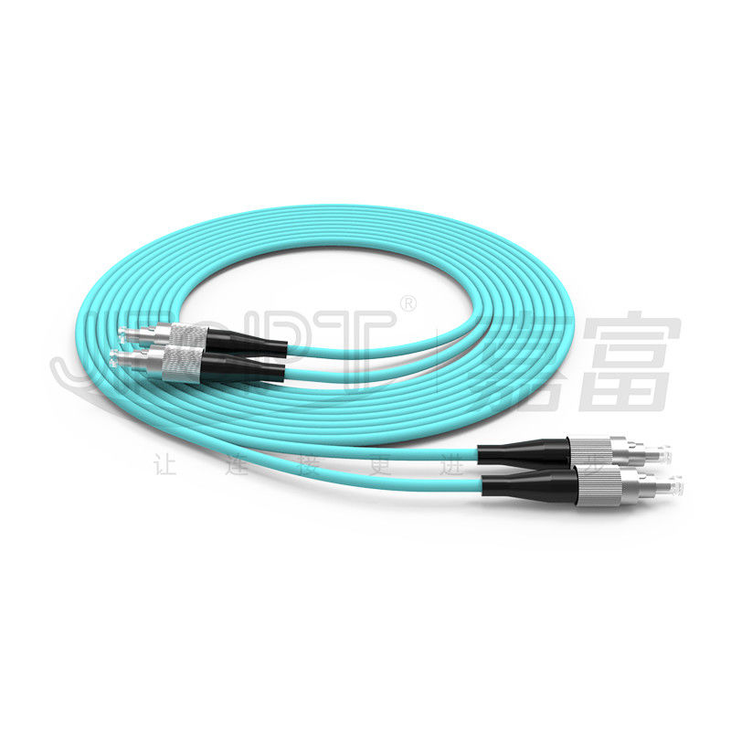 FC FC Fiber Optic Patch Cord Multimode 50 / 125 LSZH PVC Jacket OD 1.6mm 1.8mm 2.0mm 3.0mm 4.0mm