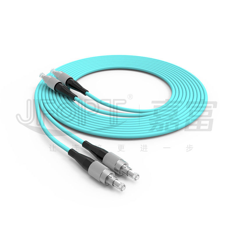 FC FC Fiber Optic Patch Cord Multimode 50 / 125 LSZH PVC Jacket OD 1.6mm 1.8mm 2.0mm 3.0mm 4.0mm