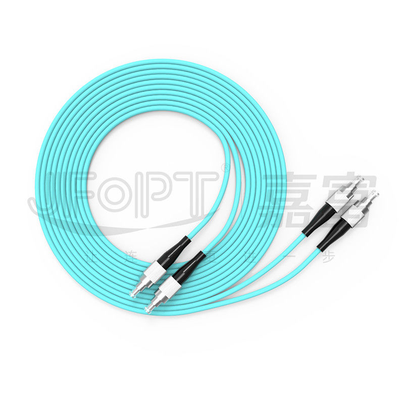 FC FC Fiber Optic Patch Cord Multimode 50 / 125 LSZH PVC Jacket OD 1.6mm 1.8mm 2.0mm 3.0mm 4.0mm