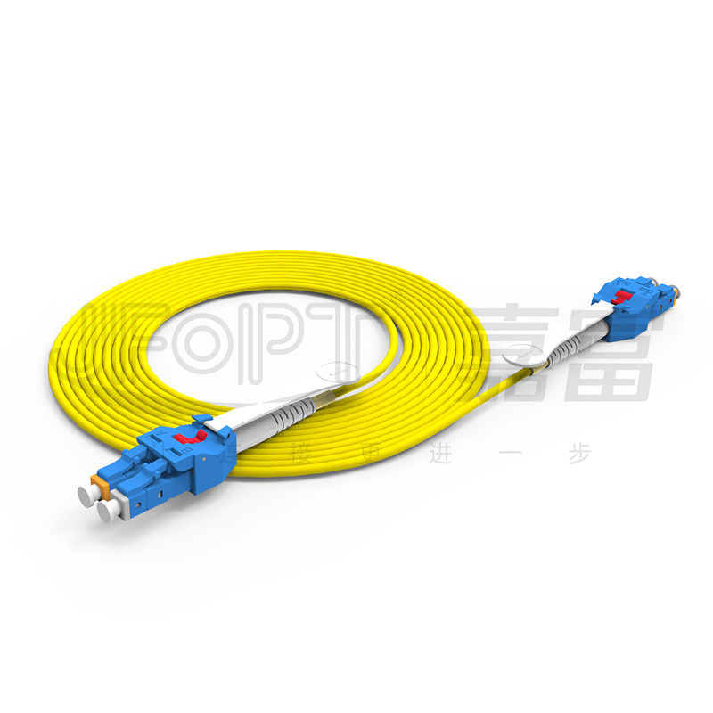 Single Tube Duplex Fiber Optic Cable Tail Sleeve LC Uniboot Patch Cord