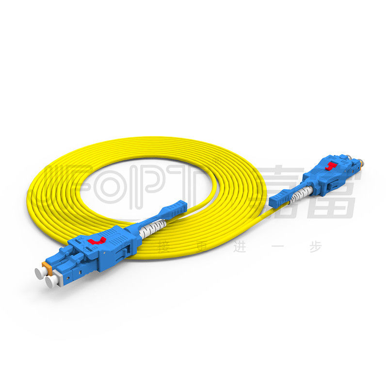 Single Tube Duplex Fiber Optic Cable Tail Sleeve LC Uniboot Patch Cord