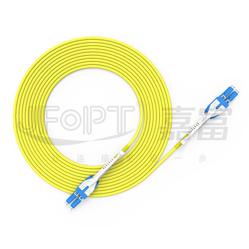 Single Tube Duplex Fiber Optic Cable Tail Sleeve LC Uniboot Patch Cord
