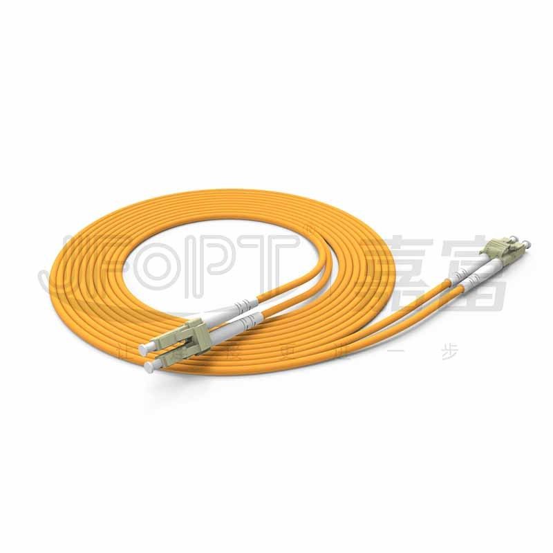 LC Fiber Optic Patch Cord Multimode OM1 OM2 Orange LSZH PVC