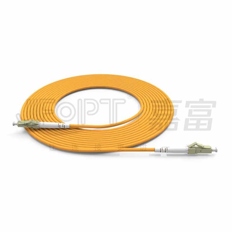 LC Fiber Optic Patch Cord Multimode OM1 OM2 Orange LSZH PVC
