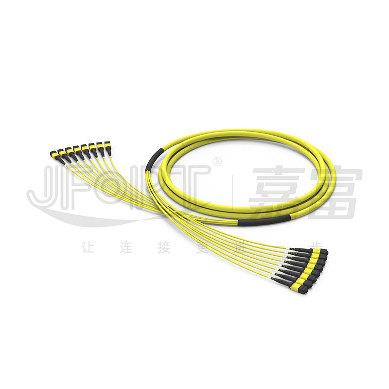 LSZH 13.5mm MTP Patch Cord Multi Fiber Optic Trunk Cable 96 Fibers 8 Units G657A1