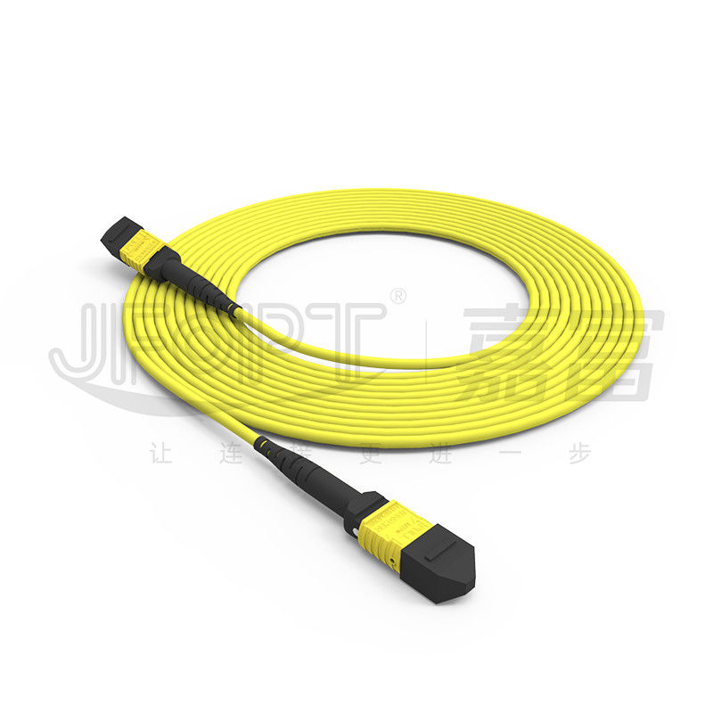 3.0 LSZH Yellow MTP Patch Cord USCONEC 8/12 Cores G657A1 SM APC MTP Jumper
