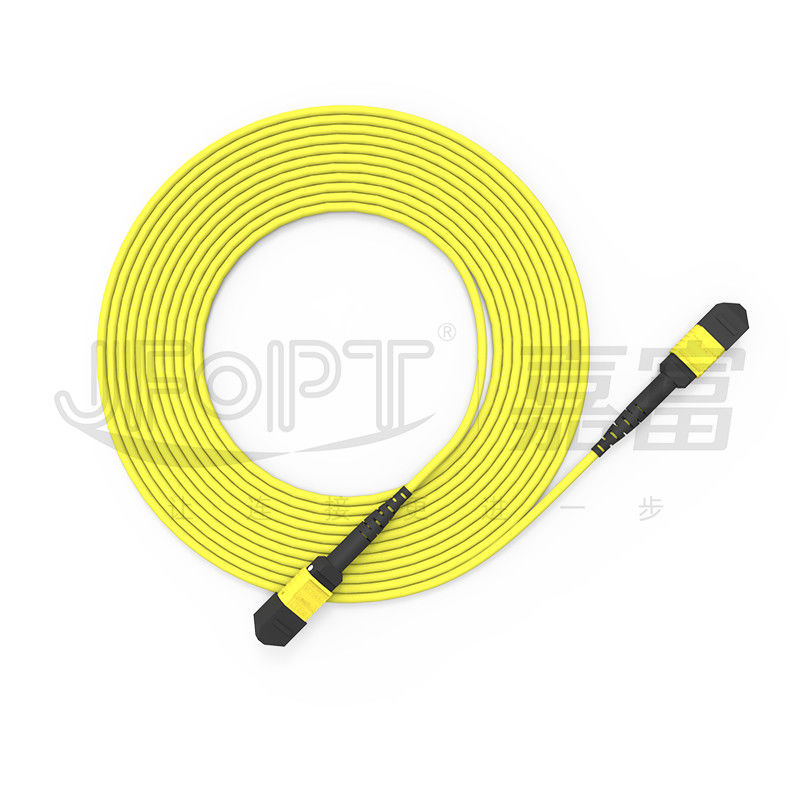 3.0 LSZH Yellow MTP Patch Cord USCONEC 8/12 Cores G657A1 SM APC MTP Jumper
