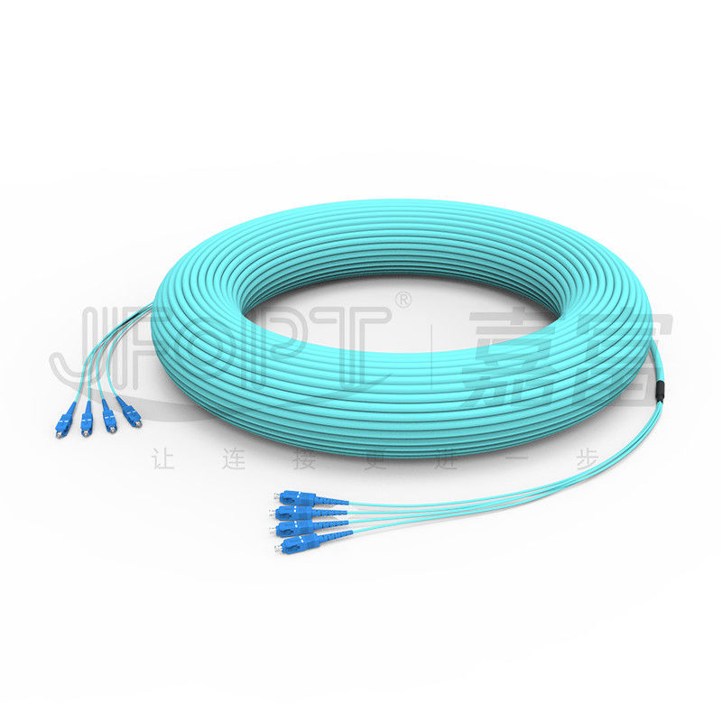 OD 7.0-9.0mm Breakout Fiber Cable Base Station Cable 2.0mm Sub Cable With SC/UPC