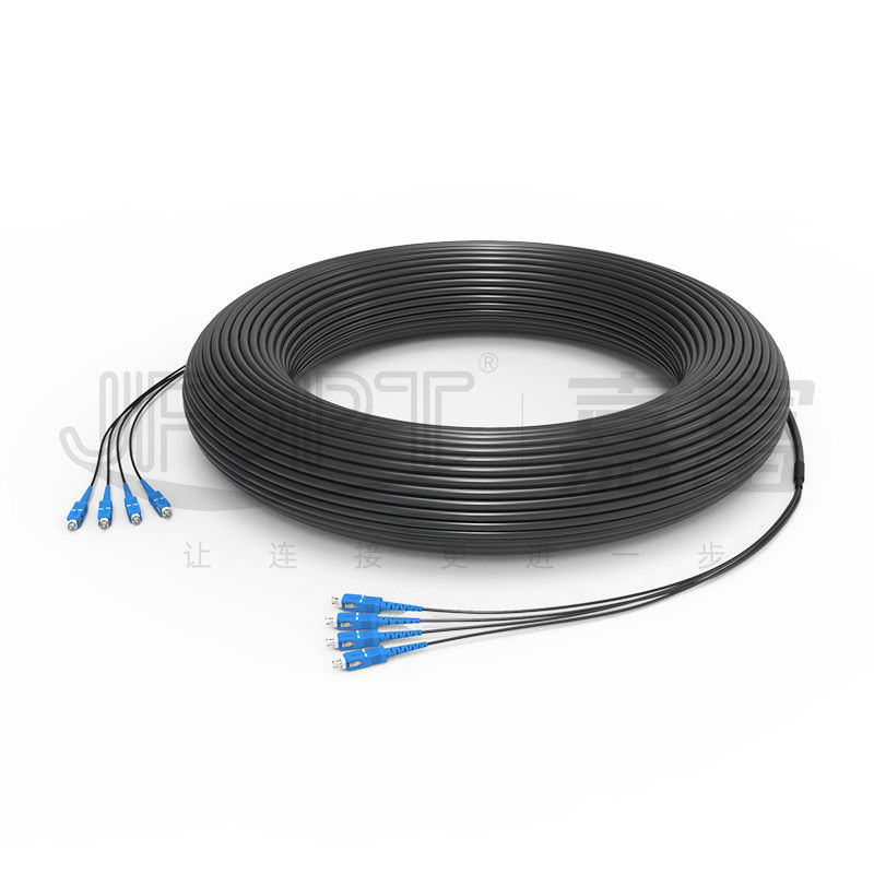 OD 7.0-9.0mm Breakout Fiber Cable Base Station Cable 2.0mm Sub Cable With SC/UPC