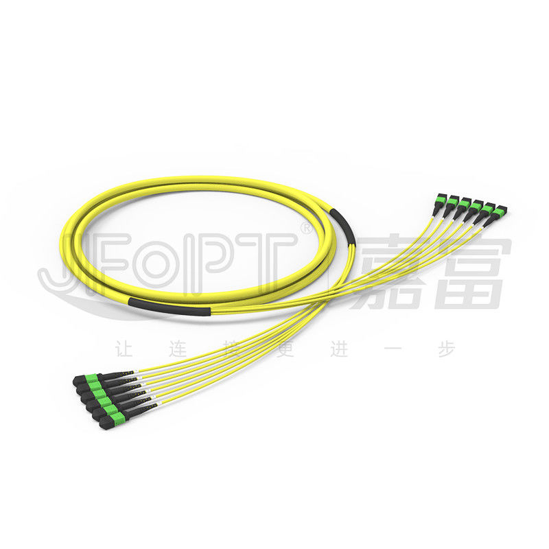 72 Core G657A1 MPO Trunk Cable Mini Cable 6 Units Single Mode MPO Patch Cord