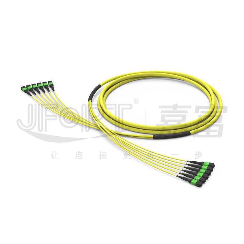 72 Core G657A1 MPO Trunk Cable Mini Cable 6 Units Single Mode MPO Patch Cord