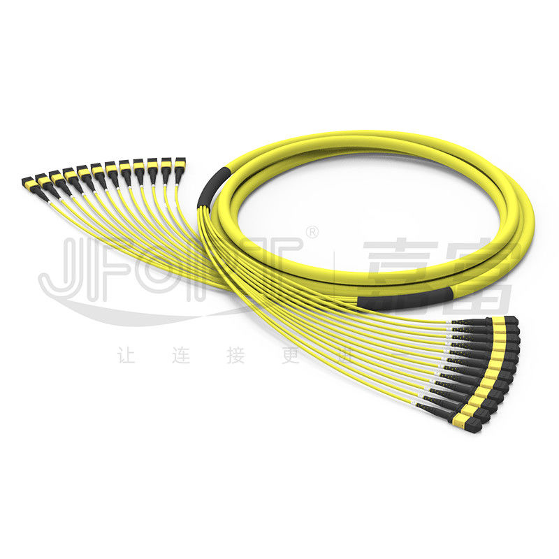 144 Cores 12 Units MPO Trunk Cable 3.0mm Sub Cable Singlemode OS2 MPO / APC LSZH