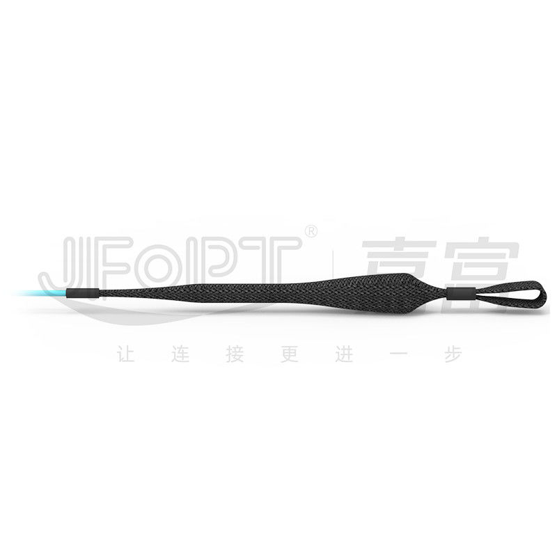 FC / ST Pre Terminated Fiber Optic Cable Breakout Patch Cord 12 Cores Pulling Eye Kit