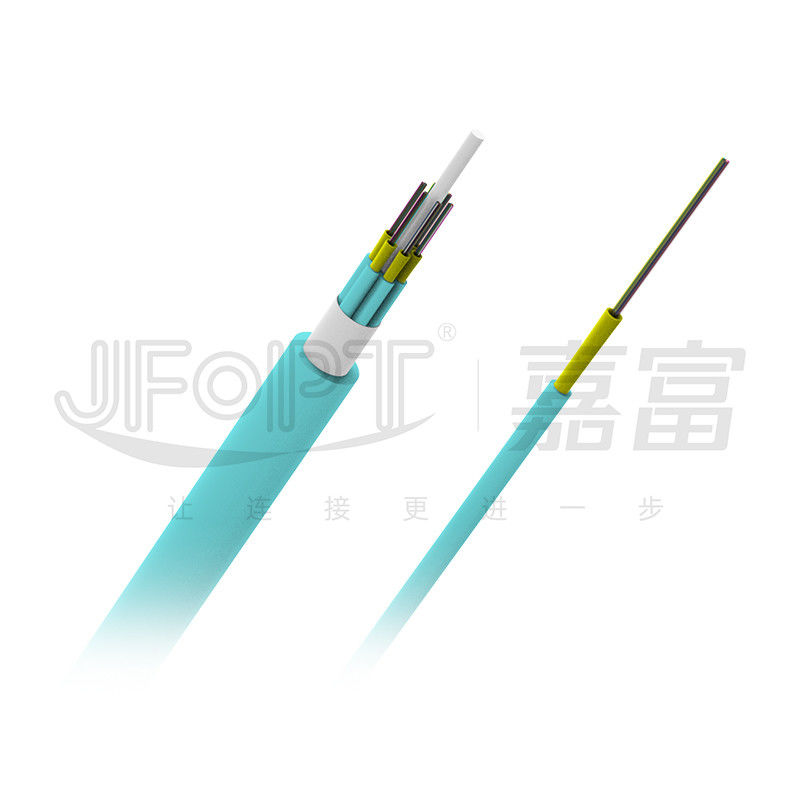 FC / ST Pre Terminated Fiber Optic Cable Breakout Patch Cord 12 Cores Pulling Eye Kit