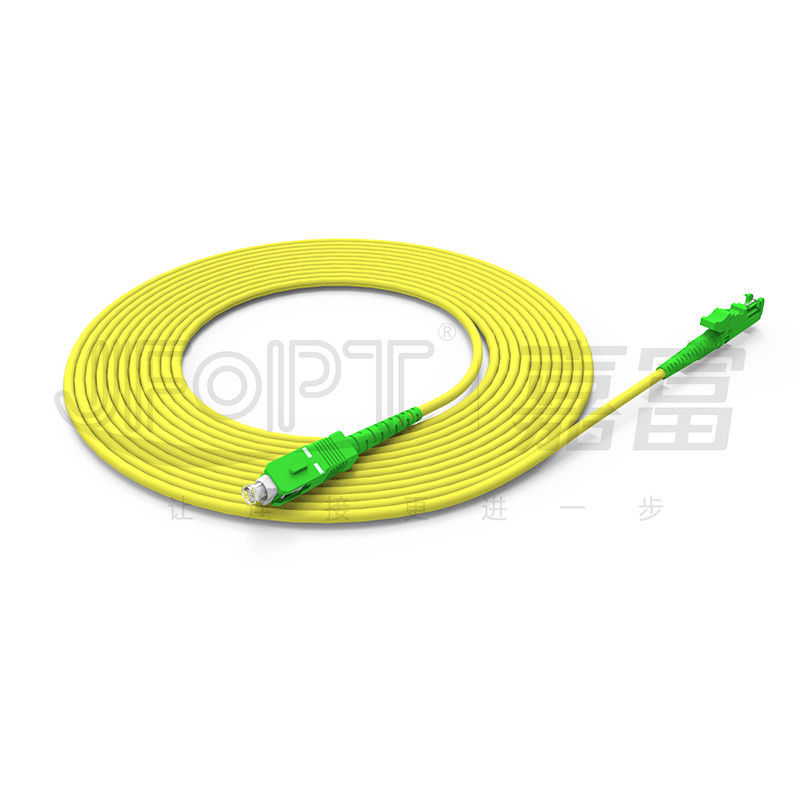 Low Loss Hybrid Fiber Optic Patch Cord E2000 - LC SC FC ST UPC APC Patch Cord