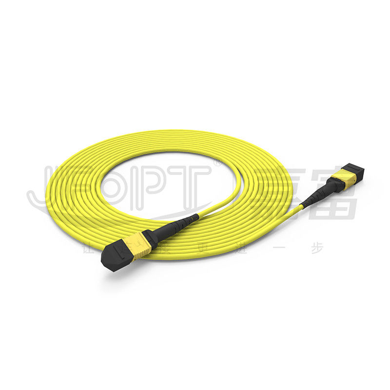 OFNP Flame Retardant MPO Trunk Cable 2.0mm-5.0mm PVC Fiber Optic Trunk