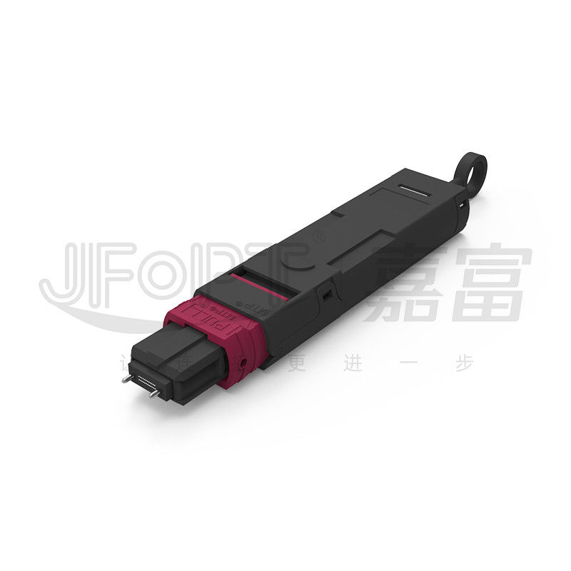 Low Loss Multimode MTP Loopback 12 Channel Magenta Housing Type A Fiber Loopback