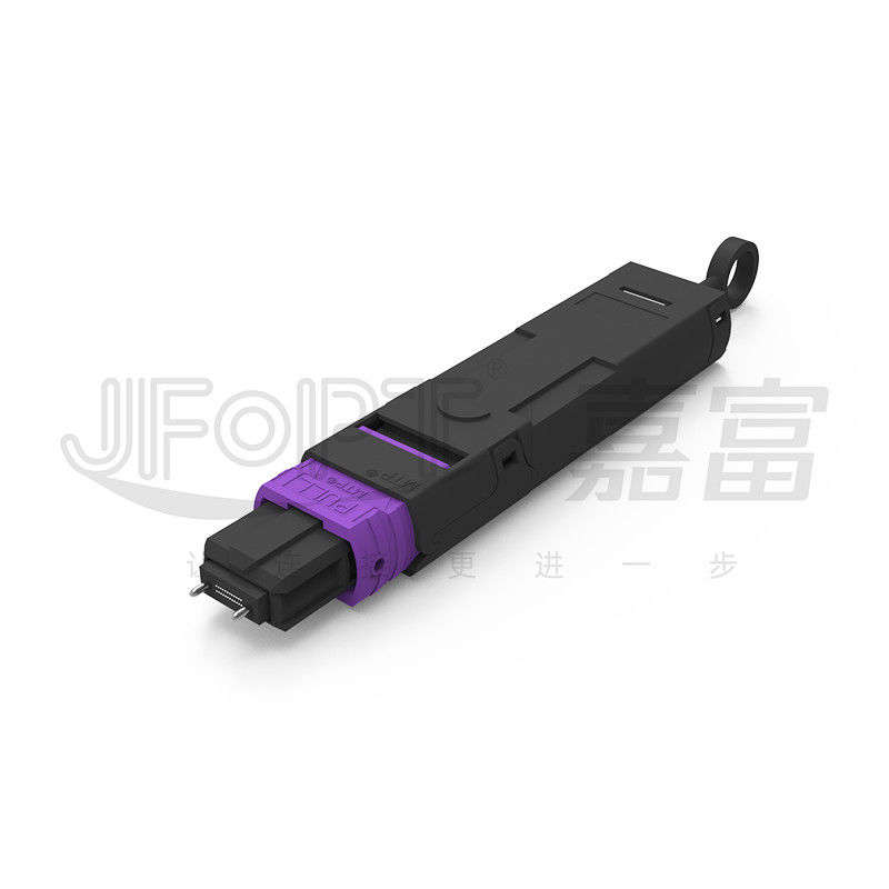 Low Loss Multimode MTP Loopback 12 Channel Magenta Housing Type A Fiber Loopback