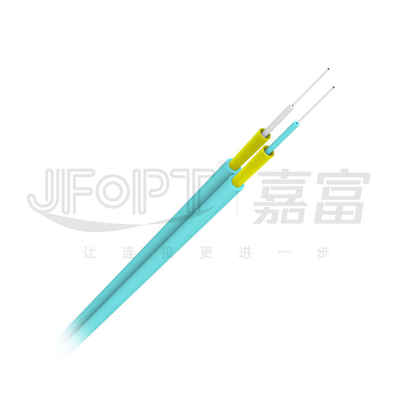 2.0mm Duplex Indoor Fiber Optic Cable Figure 8 Cable Bi Directional Transmission