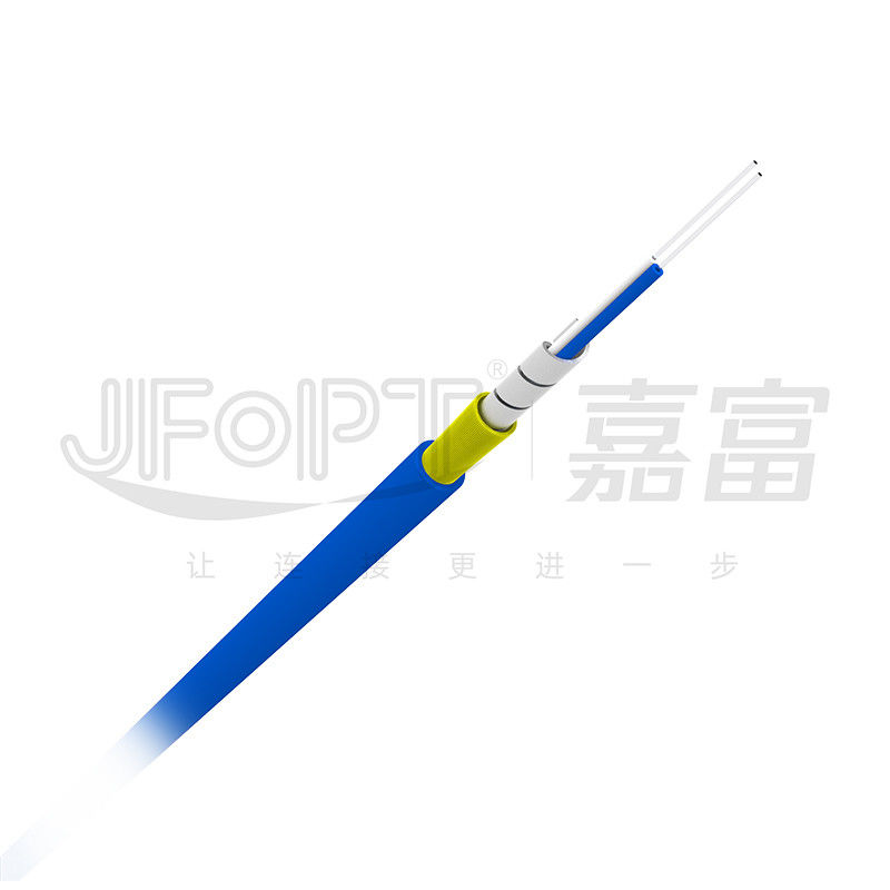 Uni Tube Simplex Duplex Armored Fiber Patch Cord Aramid Yarn Reinforced