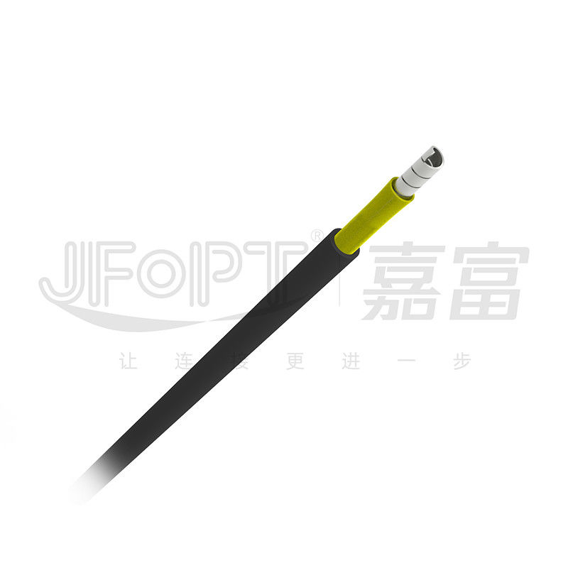 201 304 SS Indoor Armored Fiber Optic Cable Impact Tensile Bending Resistant For Furcation
