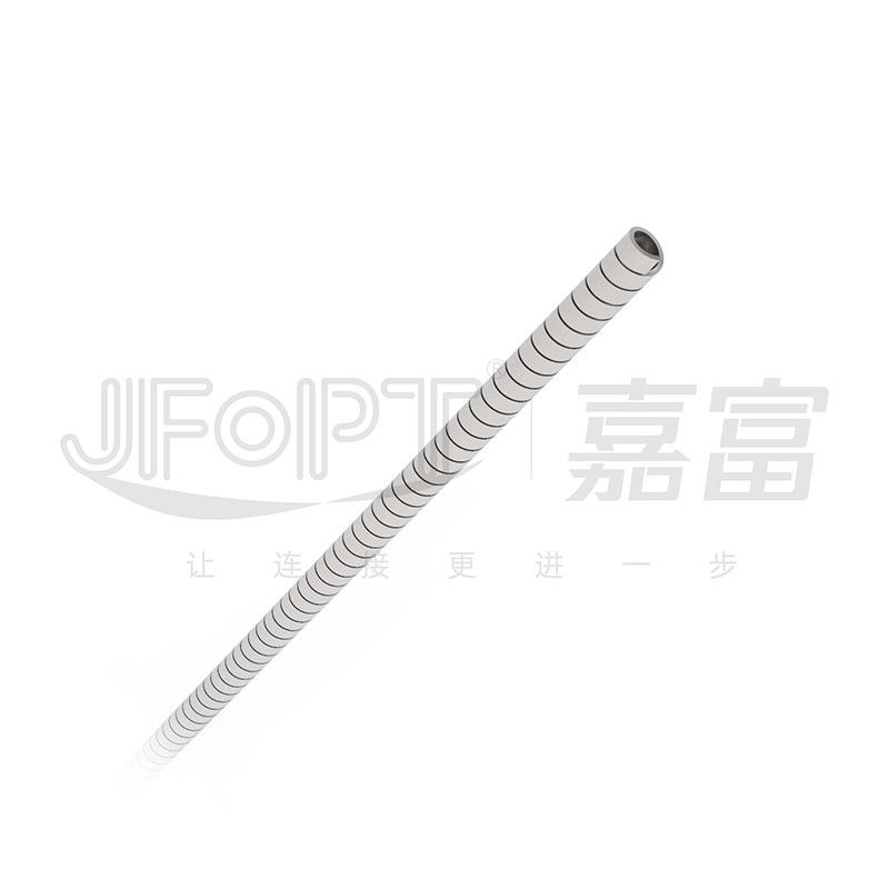 201 304 SS Indoor Armored Fiber Optic Cable Impact Tensile Bending Resistant For Furcation
