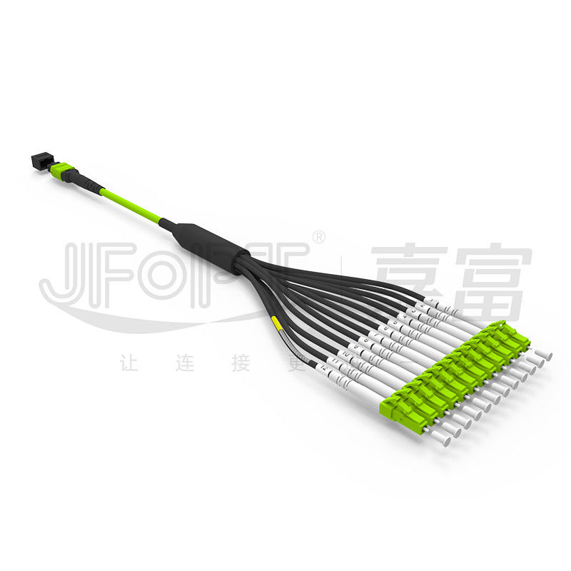 201 304 SS Indoor Armored Fiber Optic Cable Impact Tensile Bending Resistant For Furcation