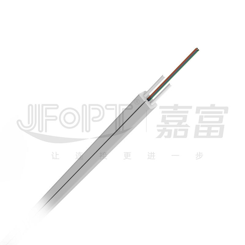 Butterfly Shaped Indoor Drop Cable FRP Single Core 2 Core Fiber Drop Cable