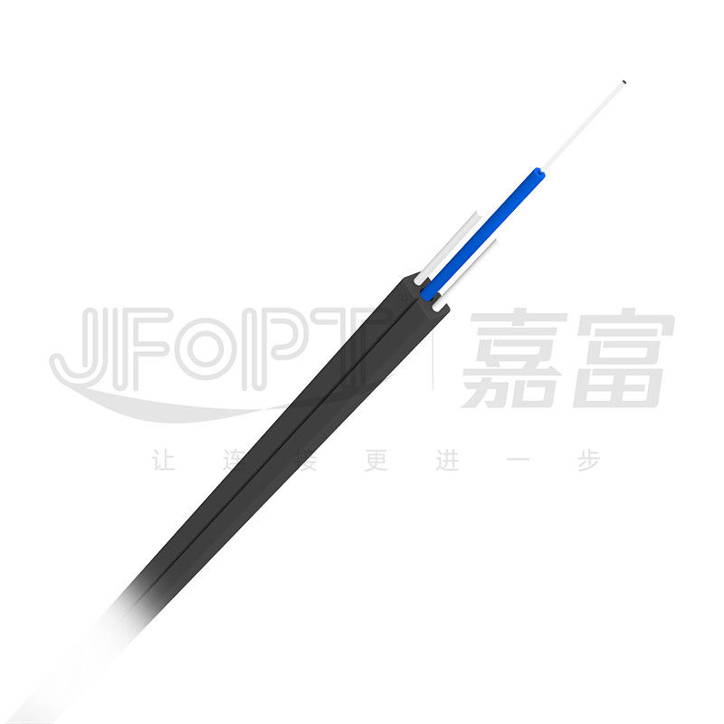 FTTH Indoor Drop Cable Tight Buffered Fiber LSZH Jacket Bending Resistant Fiber Bend Insensitive
