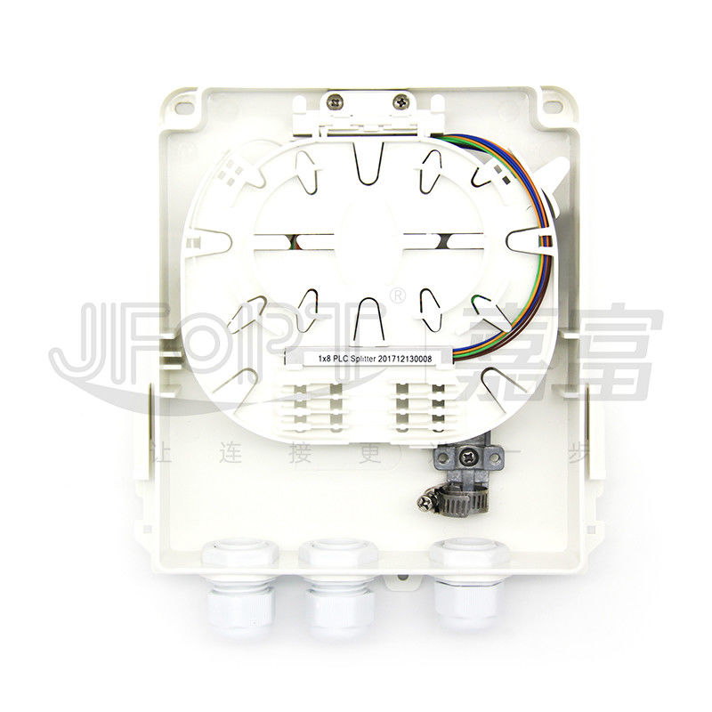 8 Core Fiber Optic Splitter Box 1 Input 2 Output Waterproof fTTH fiber optic terminal box