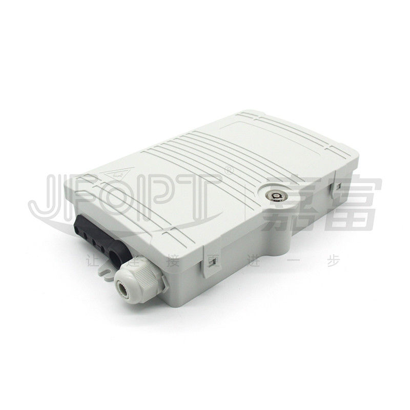 Wall Mount 4 Core Fiber Distribution Box 1 In 4 Out Waterproof Cable Gland 4 SC SX Adapters