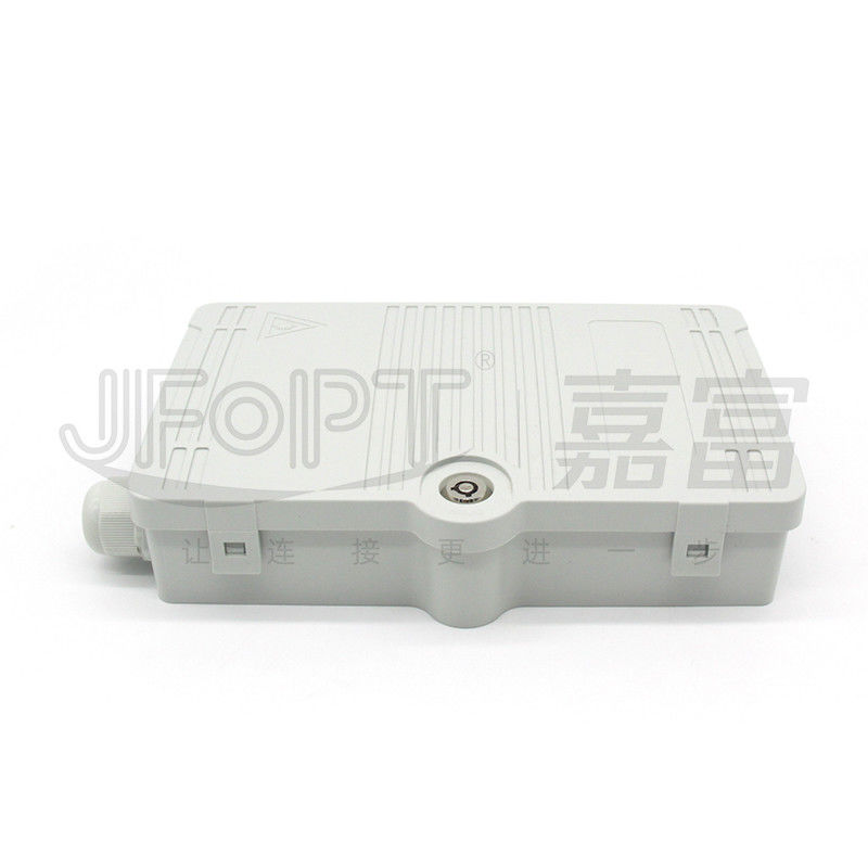 Wall Mount 4 Core Fiber Distribution Box 1 In 4 Out Waterproof Cable Gland 4 SC SX Adapters