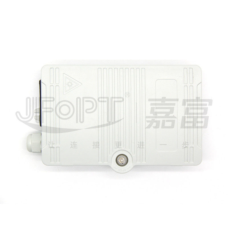 Wall Mount 4 Core Fiber Distribution Box 1 In 4 Out Waterproof Cable Gland 4 SC SX Adapters