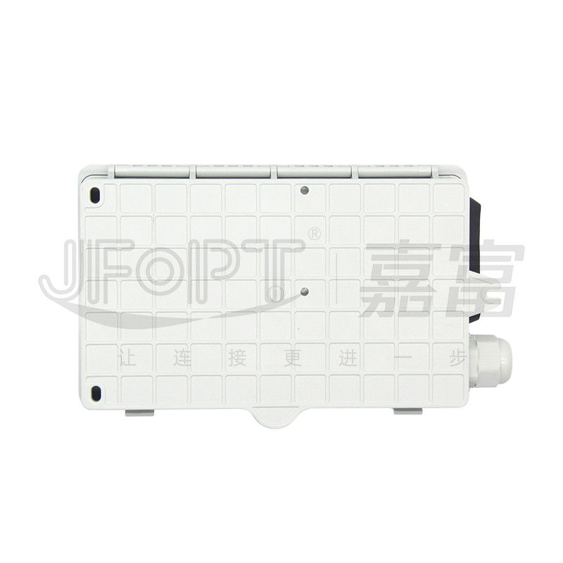 Wall Mount 4 Core Fiber Distribution Box 1 In 4 Out Waterproof Cable Gland 4 SC SX Adapters