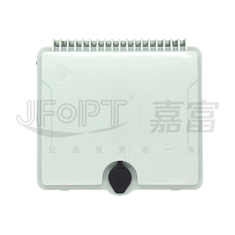 12 Core Fiber Distribution Box 2 In 12 Out IP66 ABS PC Double Sided Tray Splitter Distribution Box
