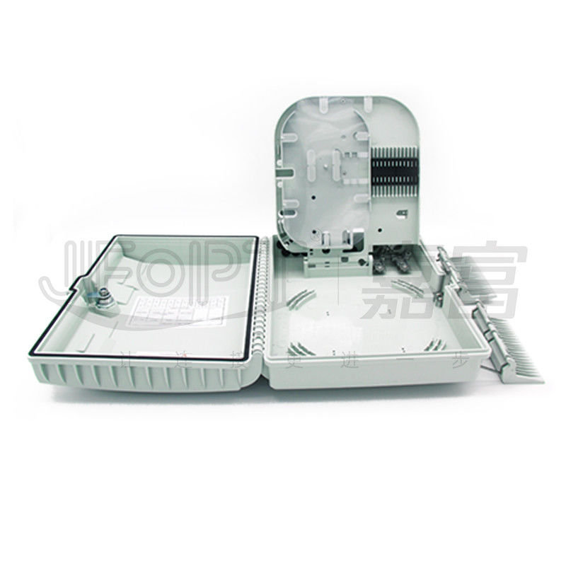 16 Core FTTH Fiber Cable Box 2 In 16 Out Midspan Gland Dustproof Cover Optional