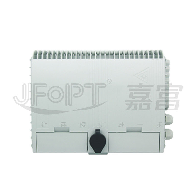 16 Core FTTH Fiber Cable Box 2 In 16 Out Midspan Gland Dustproof Cover Optional