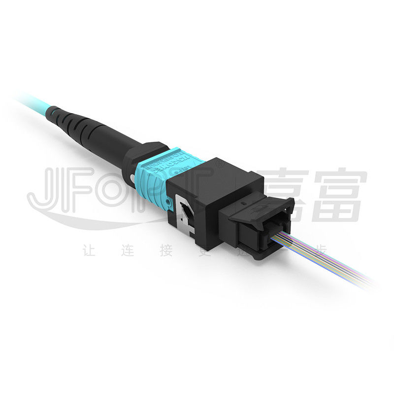 MPO-MT Fiber Optic Adapter Bare Ferrule Testing Semi Finished MPO Connector Docking Adapter